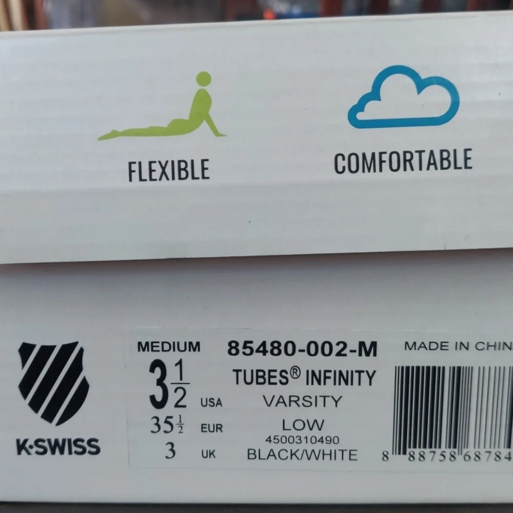 K-Swiss, 85480-002, Kids, Tubes Infinity Varsity L